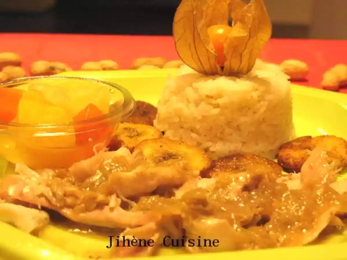 QUAND LA CUISINE IVOIRIENNE FLIRTE AVEC LA SENEGALAISE:ALLOCO & POULET YASSA