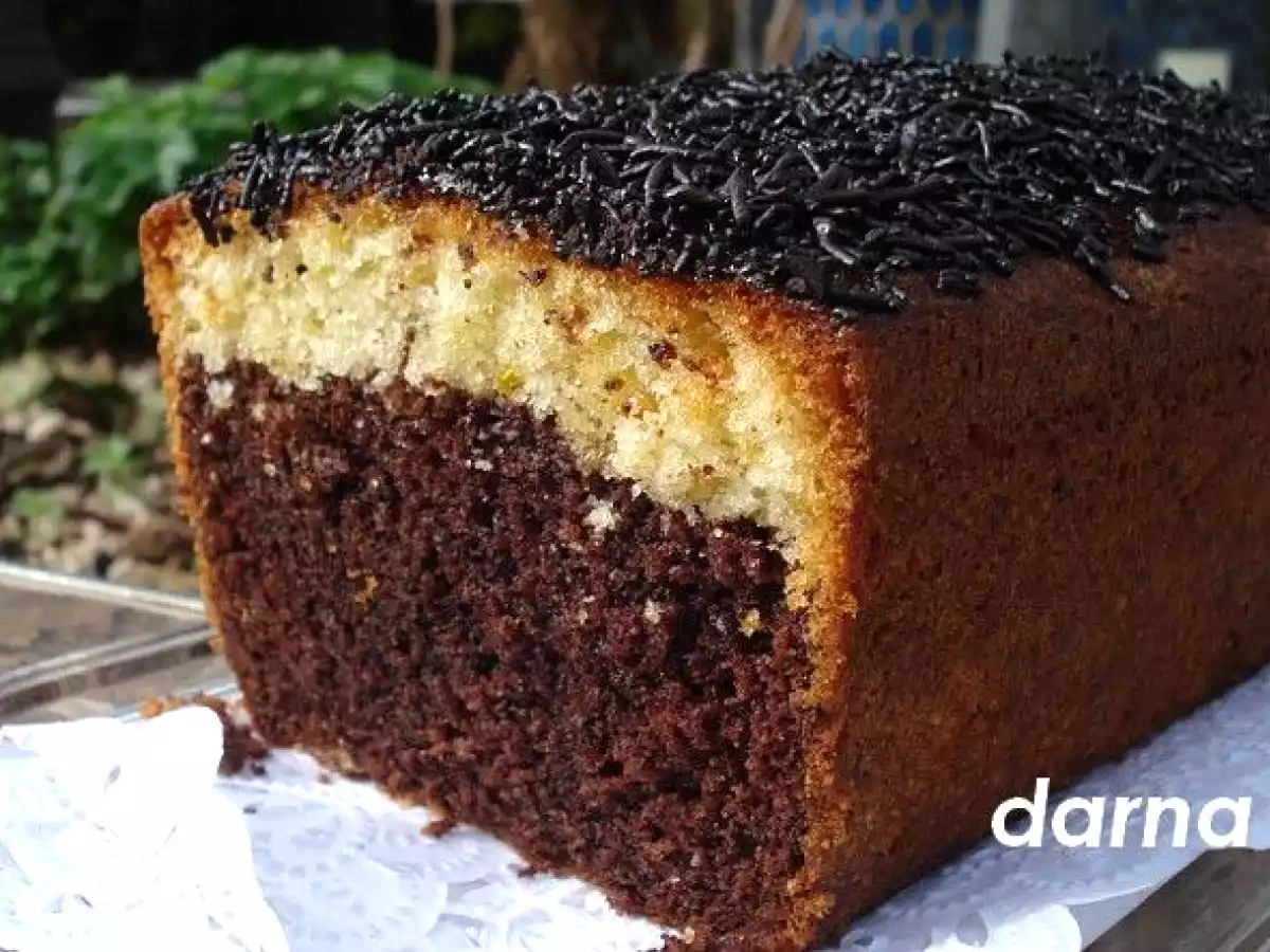 Quatre quart à l'orange et chocolat