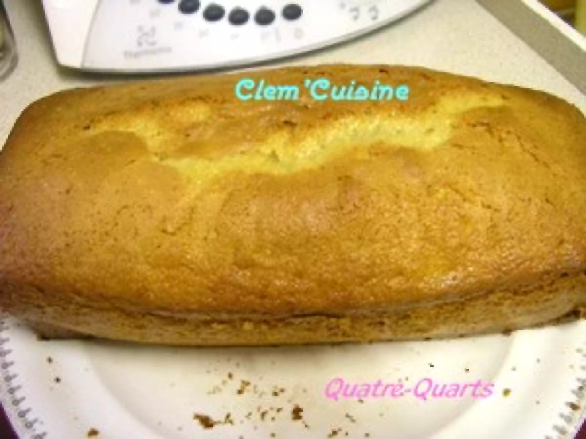 Quatre-quarts allégé par Thermomix