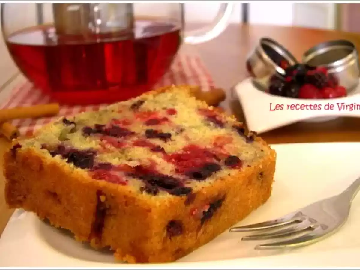 Quatre Quarts aux fruits rouges