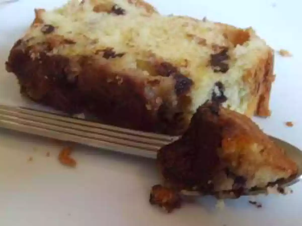 Quatre-quarts façon tatin bananes et pépites de chocolat - photo 2