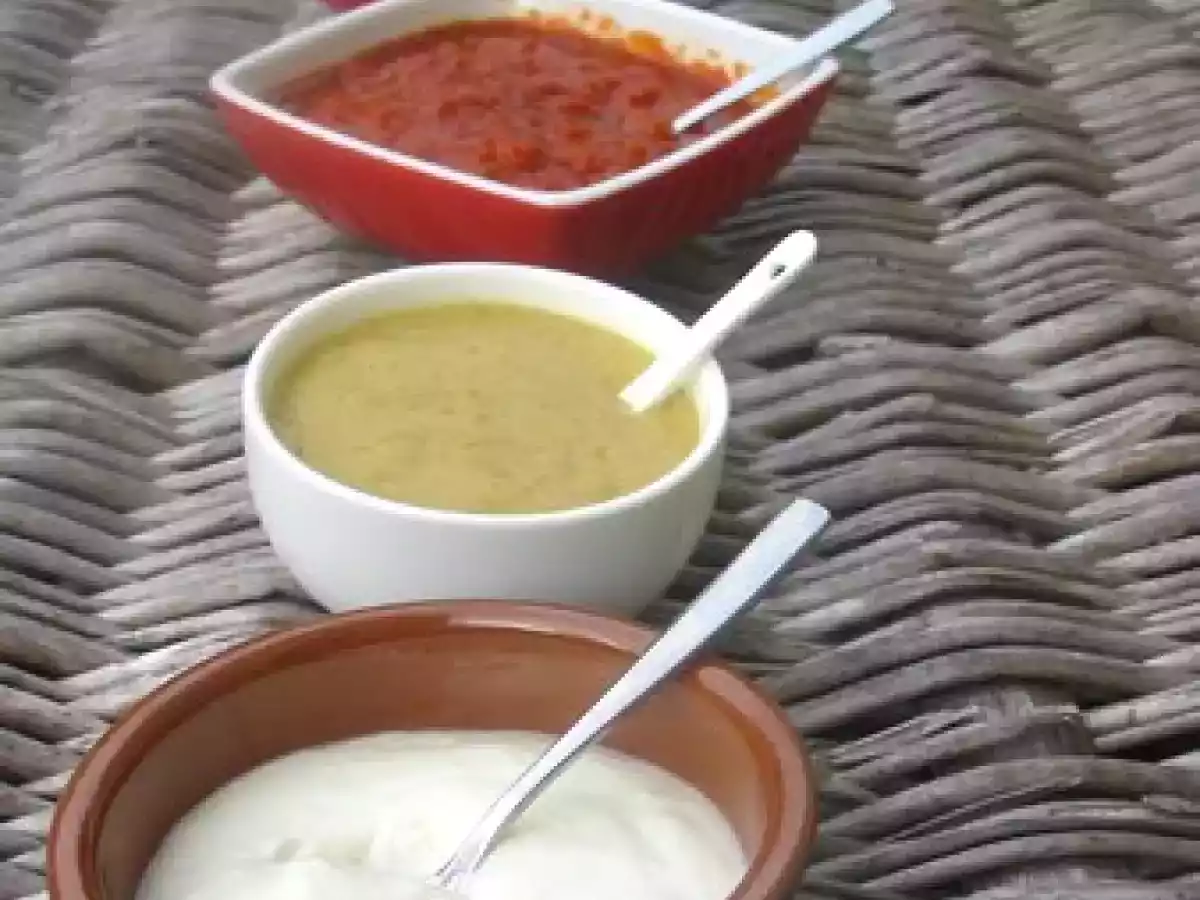 Quatuor de sauces rapides pour pierrade improvisée