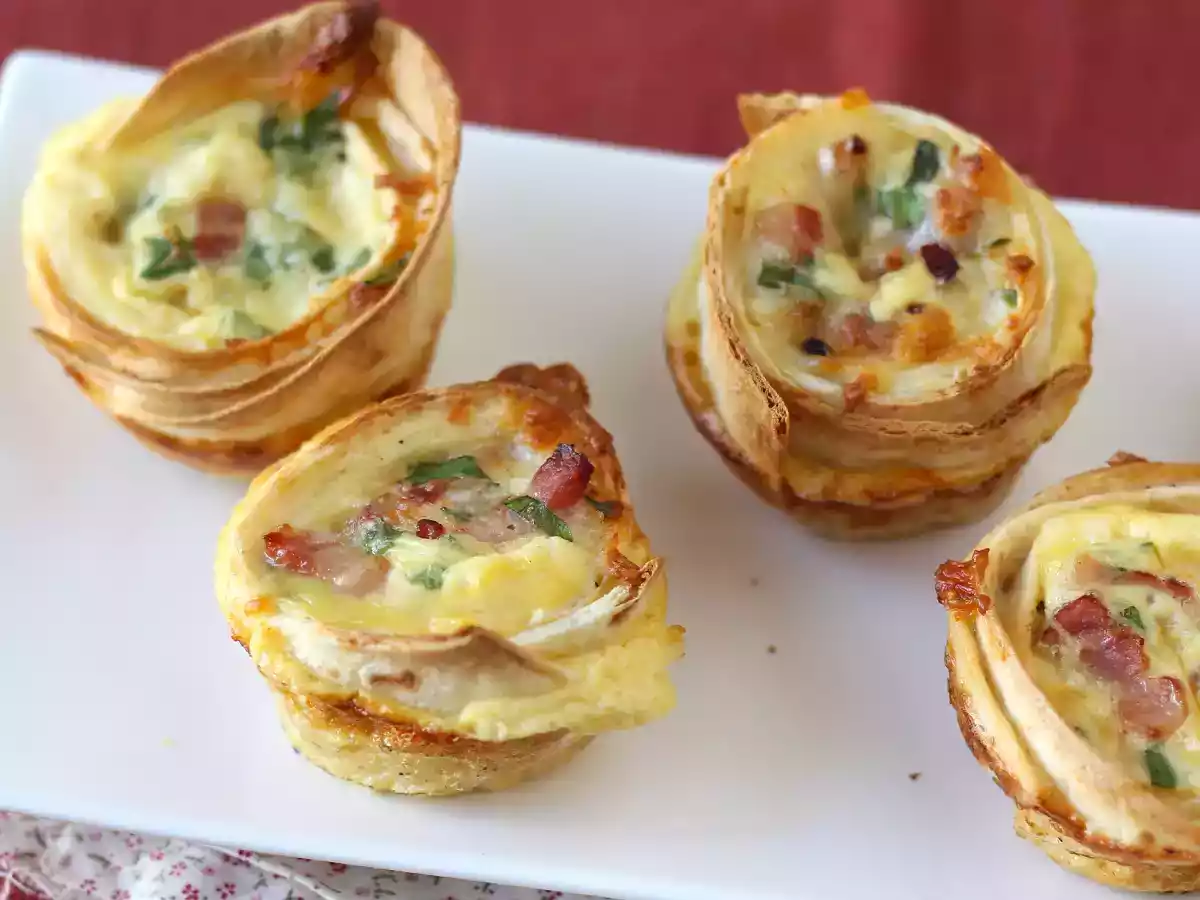 Que faire avec des tortillas? Des petites quiches faciles et économiques! - photo 6