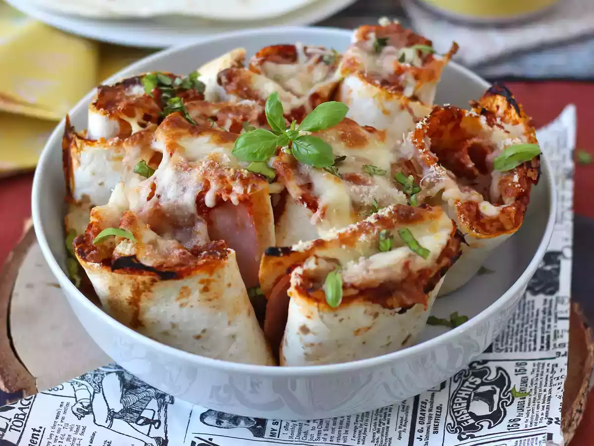 Que faire avec des tortillas? Un plat gourmand à partager saveur pizza!