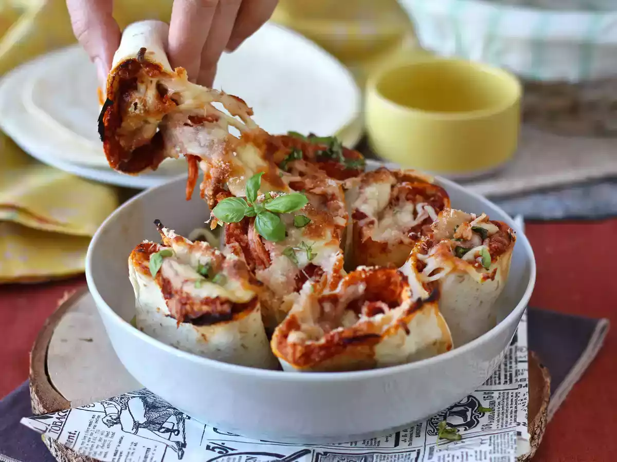 Que faire avec des tortillas? Un plat gourmand à partager saveur pizza! - photo 3