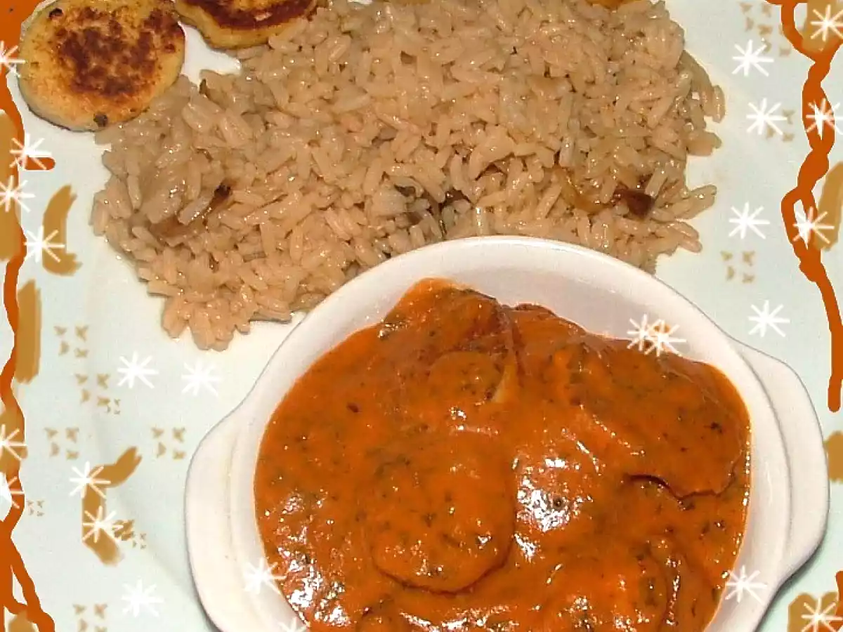 Quenelles de brochet poêlées, sauce nantua améliorée