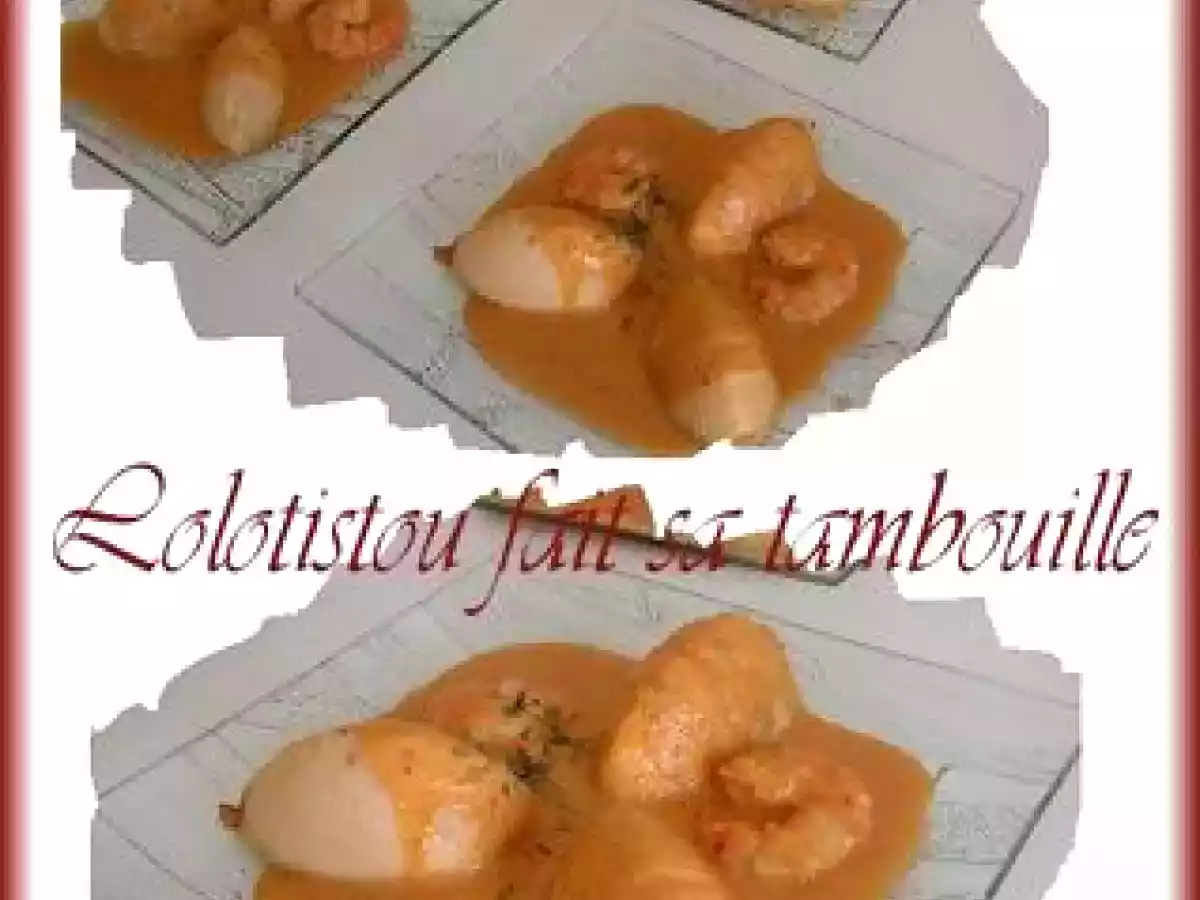 Quenelles de poisson sauce Langoustines avec coocki'in