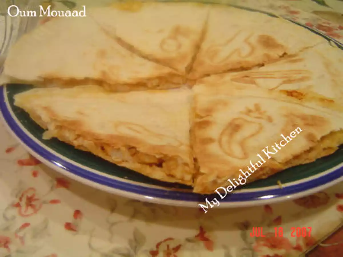 Quesadilla au poulet Chicken quesadilla
