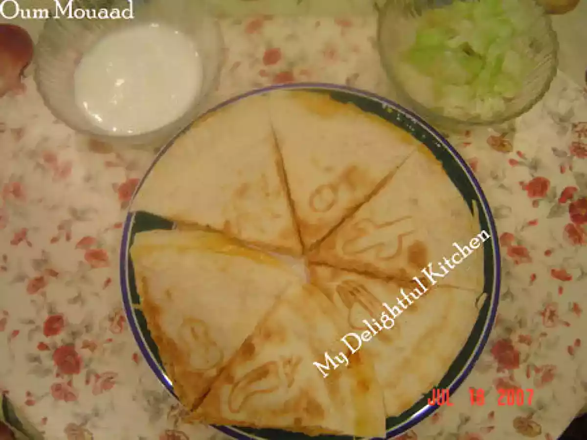 Quesadilla au poulet Chicken quesadilla - photo 2