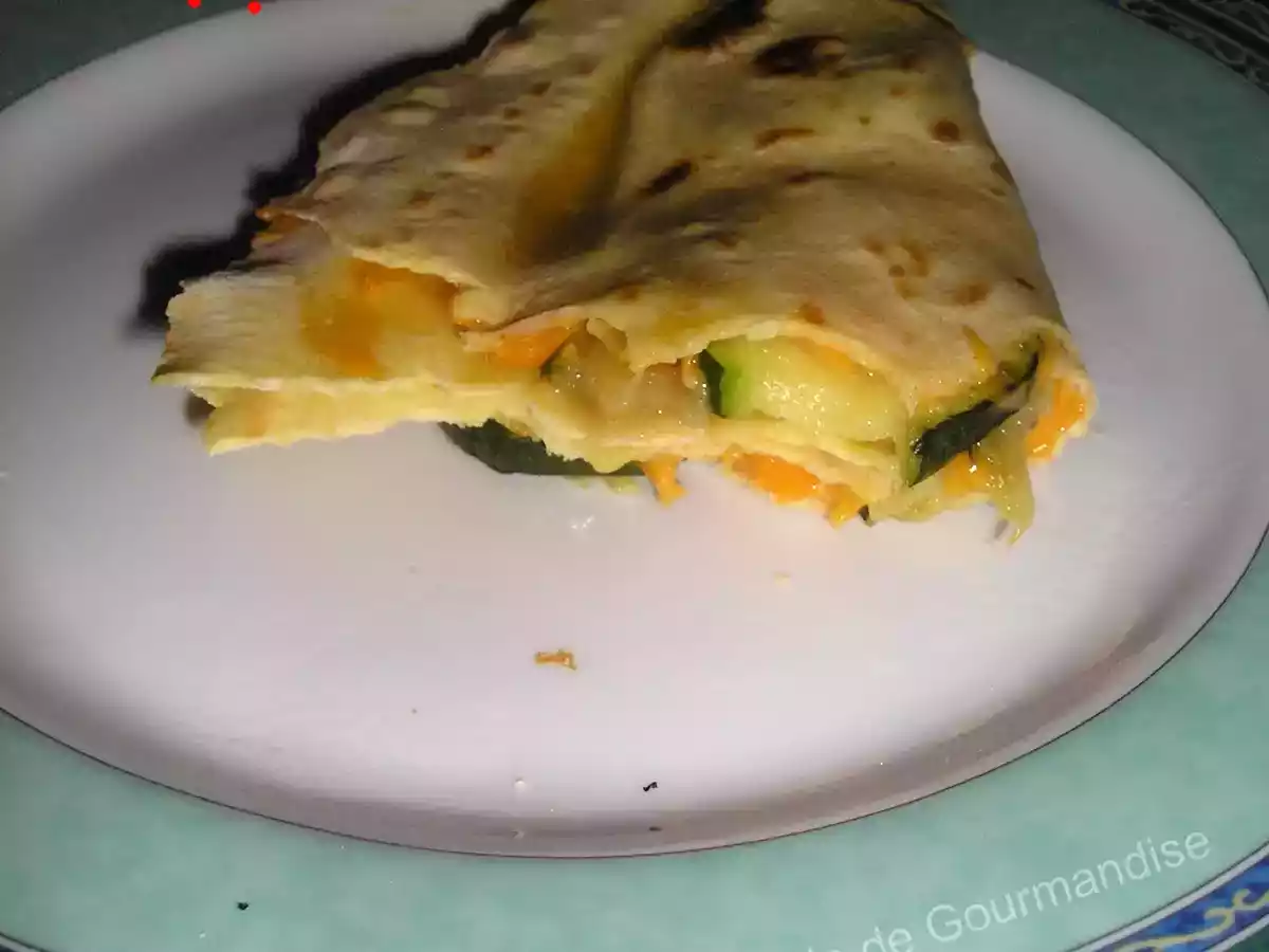 Quesadillas à la courgette Quesadillas au poulet