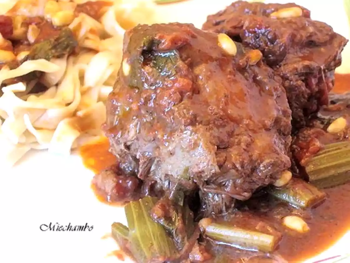 QUEUE DE BOEUF FACON VACHERS et Tagliatelle Maison