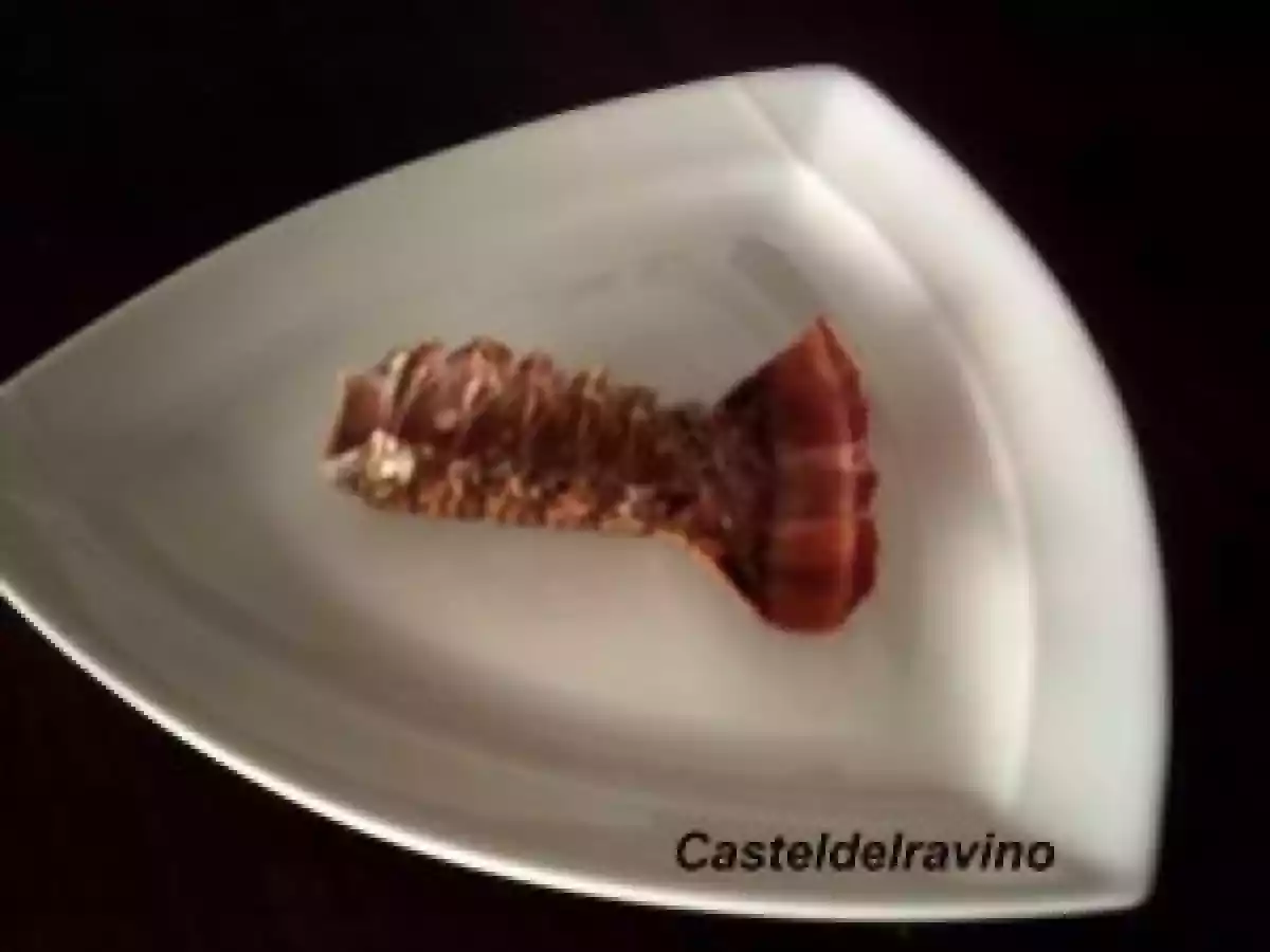 Queue de langouste aux pommes et pain d'épice.....Séeie 3