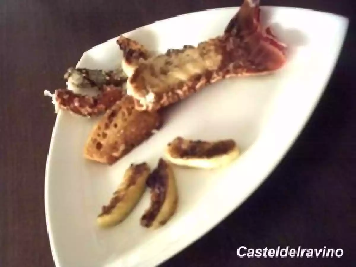 Queue de langouste aux pommes et pain d'épice.....Séeie 3 - photo 2