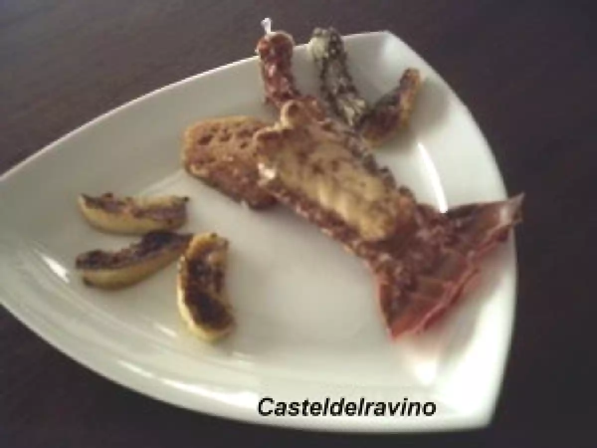 Queue de langouste aux pommes et pain d'épice.....Séeie 3 - photo 3