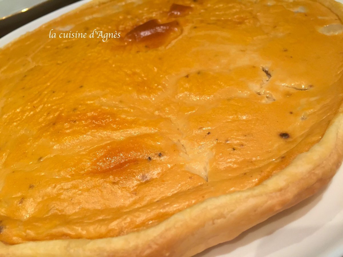 Quiche à la bisque de homard et aux noix de pétoncle Recette Ptitchef