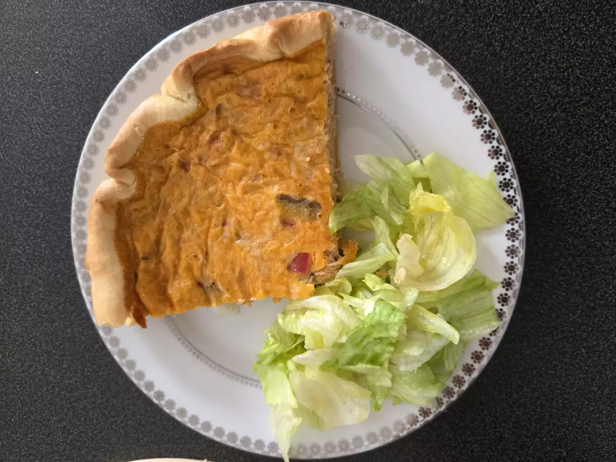 Quiche à la ratatouille et au thon
