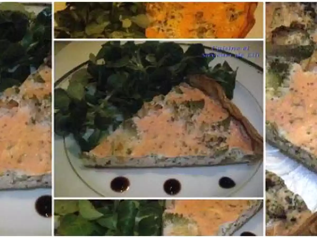 Quiche à la ricotta et au chou romanesco