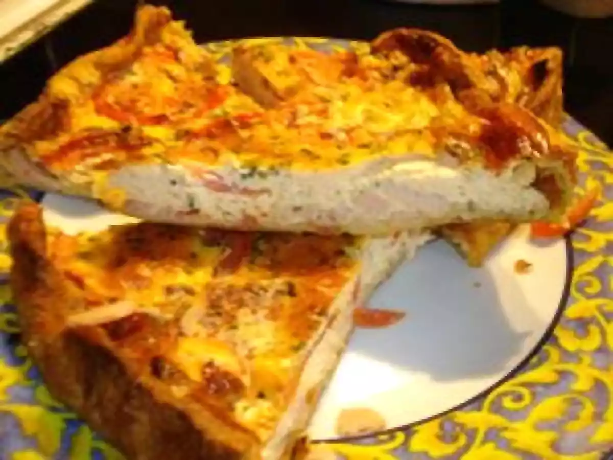 QUICHE A LA TOMATE ET BLANCS DE DINDE - photo 2