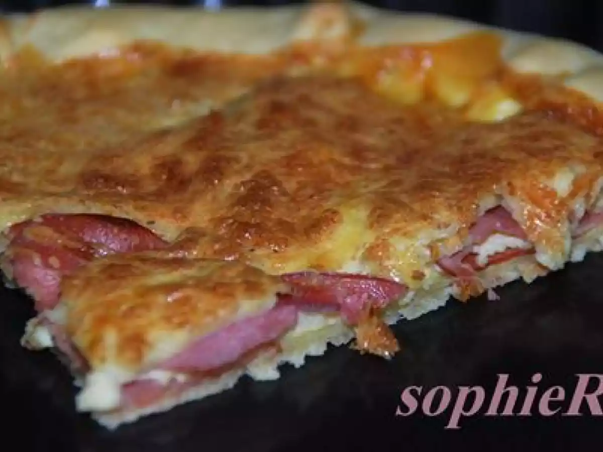 Quiche au bacon et à l'emmental