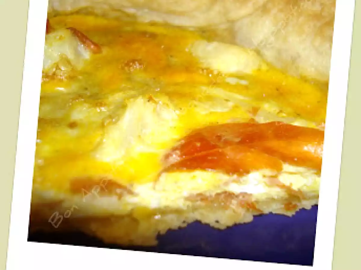 Quiche au chou-fleur et jambon cru - photo 3