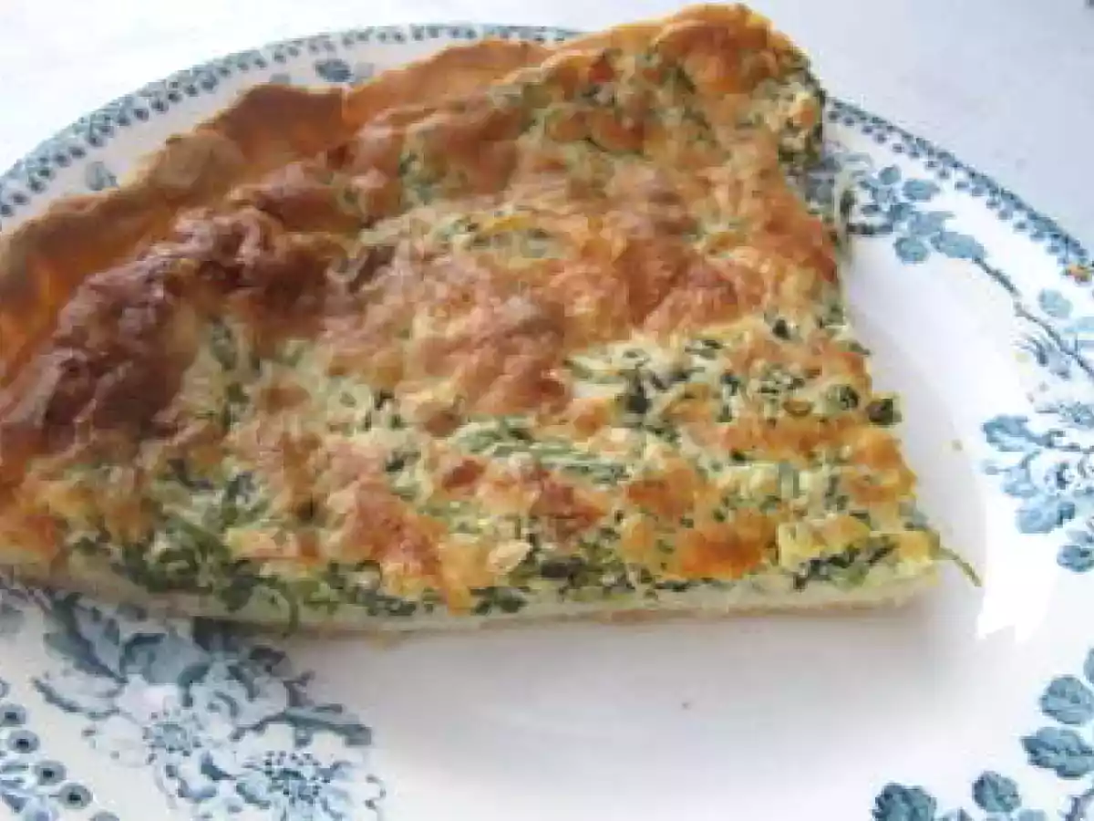 Quiche au cresson