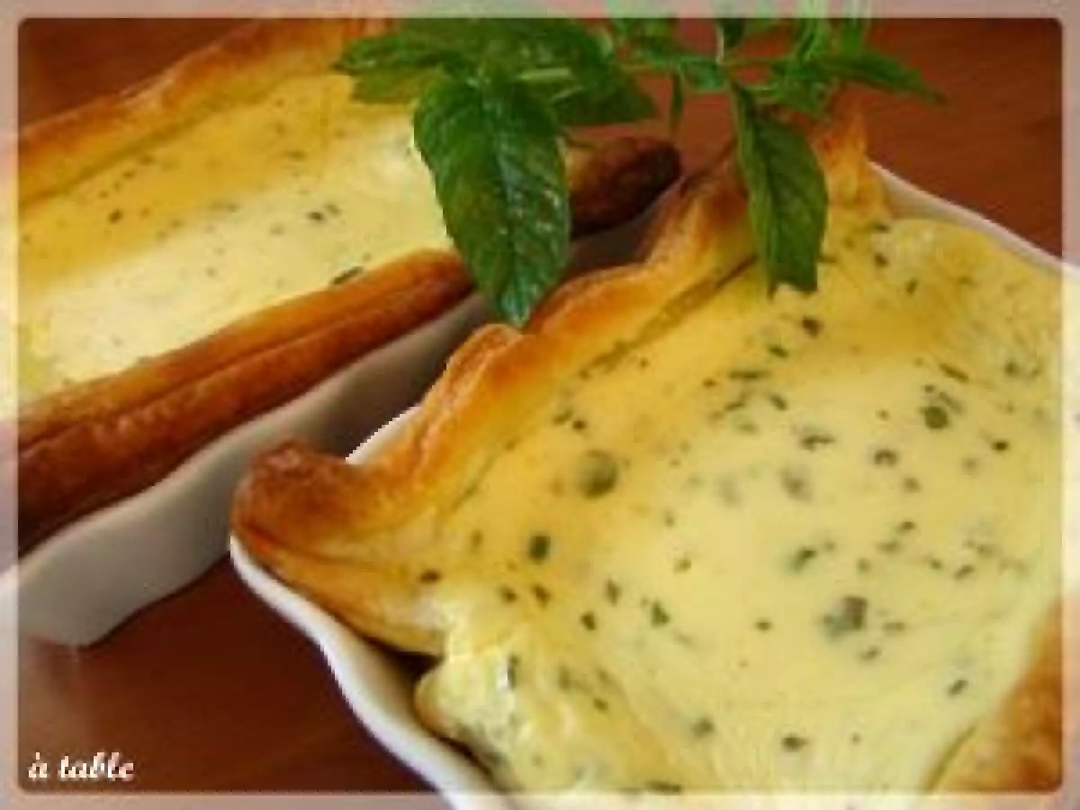 QUICHE AU FROMAGE BLANC ET AUX FINES HERBES