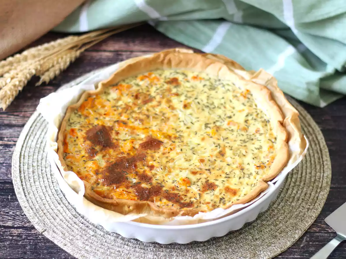 Quiche au potiron, pour un repas simple et efficace