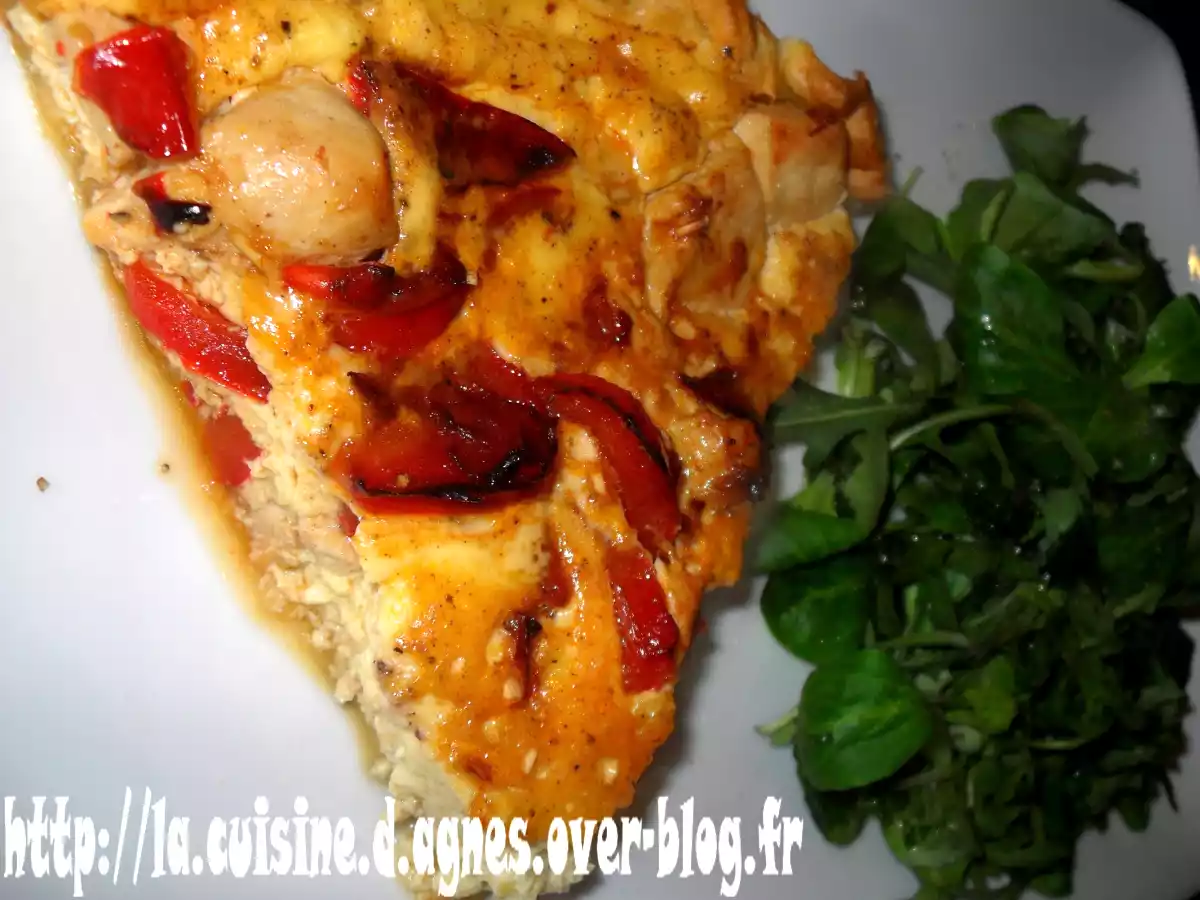 Quiche au poulet et à la citronnelle