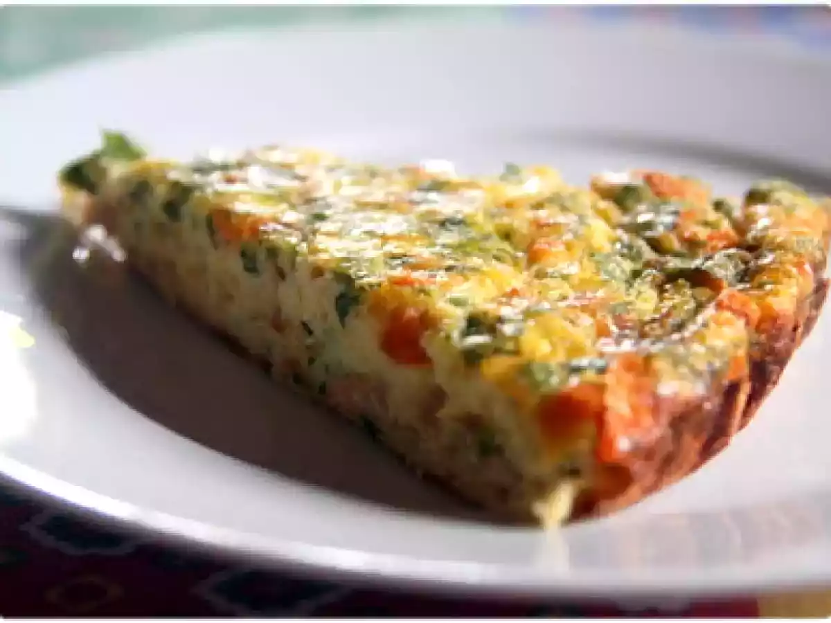 Quiche au poulet et aux légumes (sans pâte)