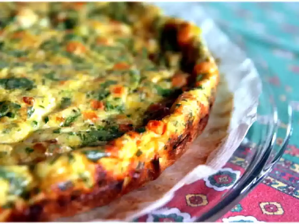 Quiche au poulet et aux légumes (sans pâte) - photo 2