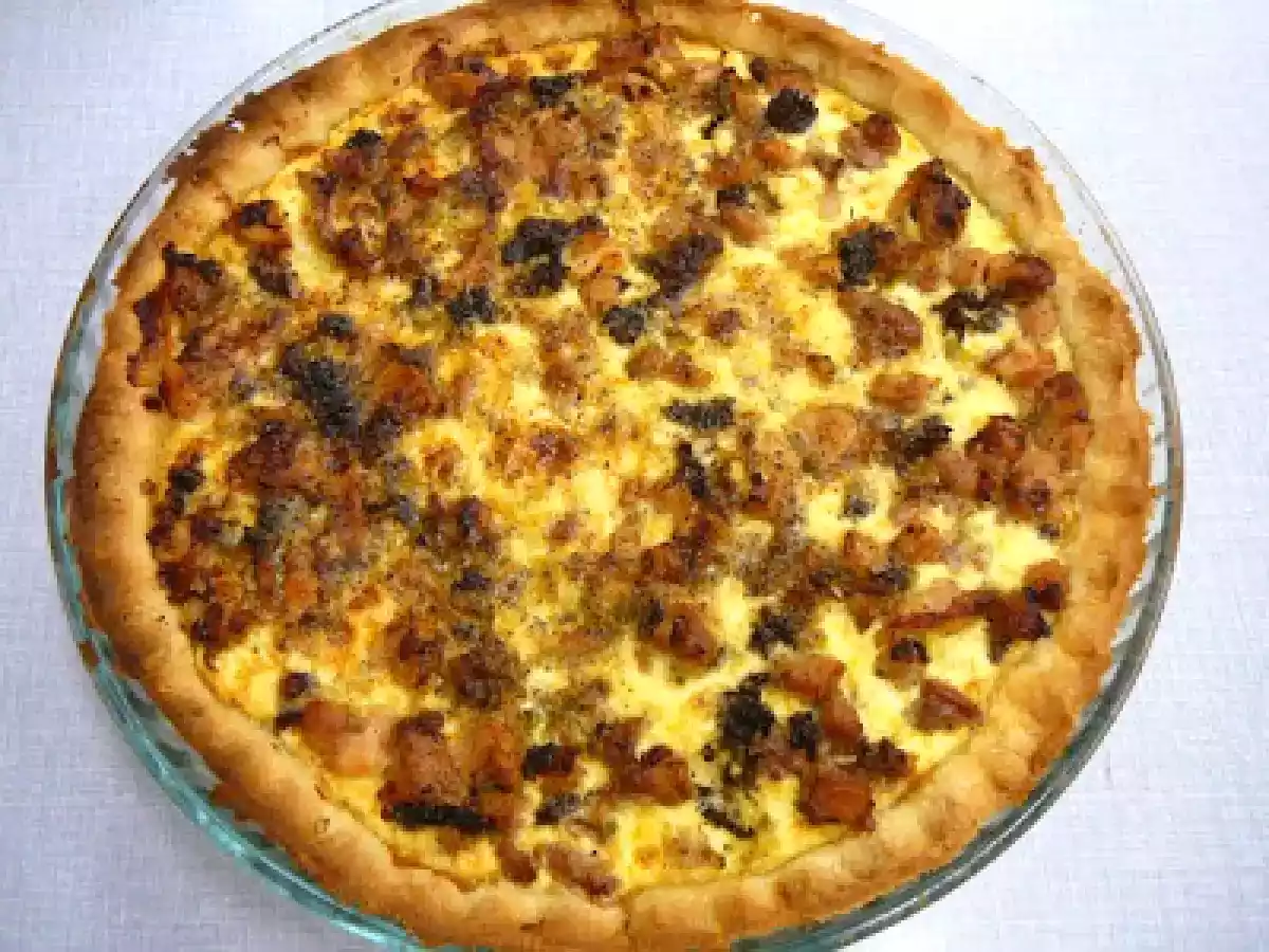 Quiche au poulet et aux morilles - photo 2