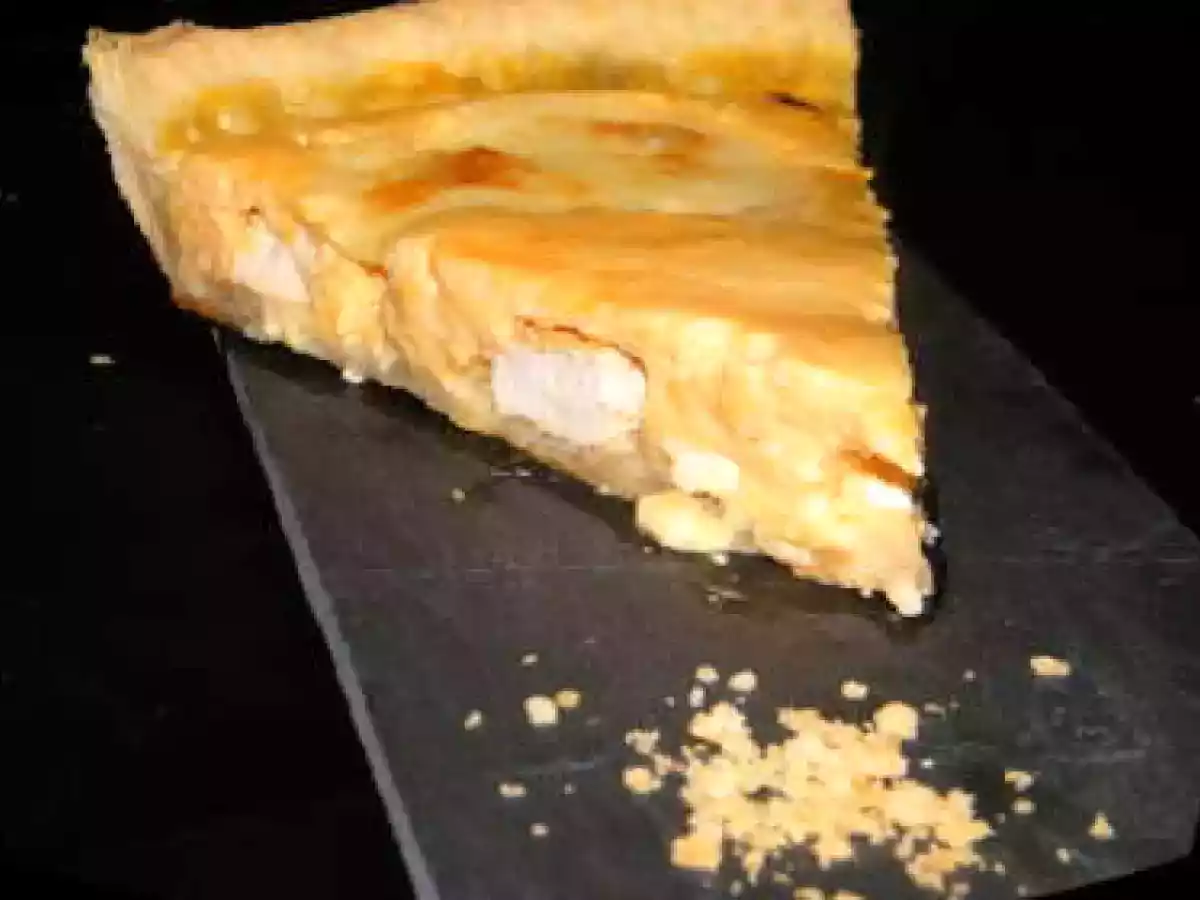 Quiche au poulet, potiron & fromages
