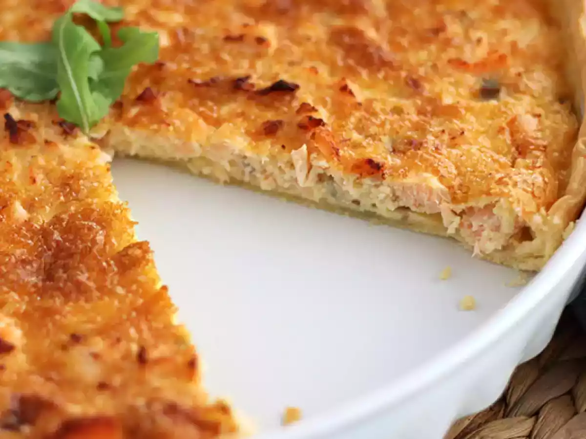 Quiche au saumon facile et rapide - photo 3