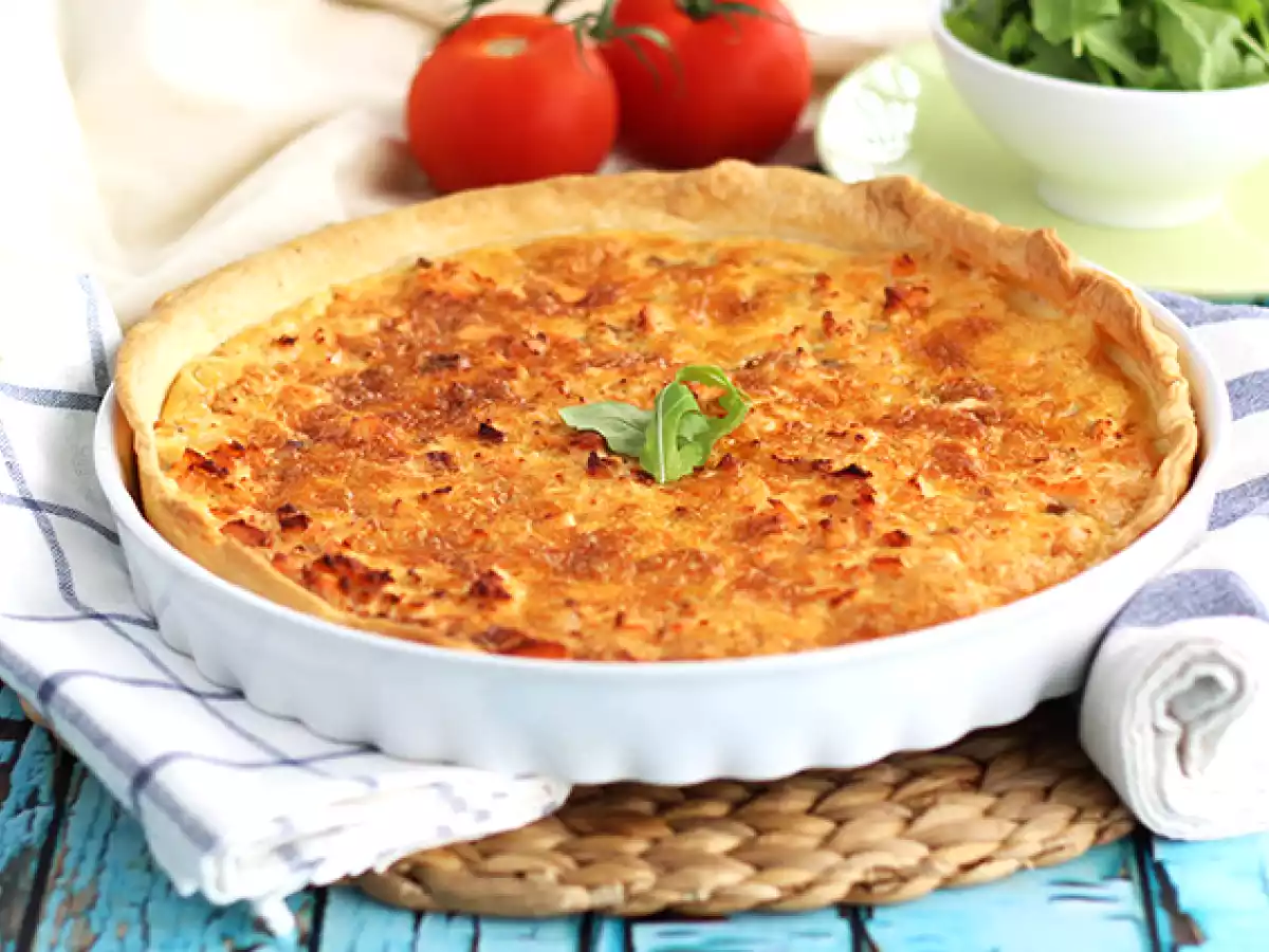 Quiche au saumon facile et rapide - photo 4