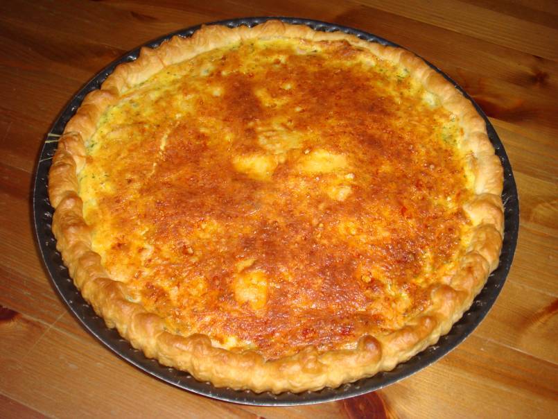 Quiche au saumon fumé