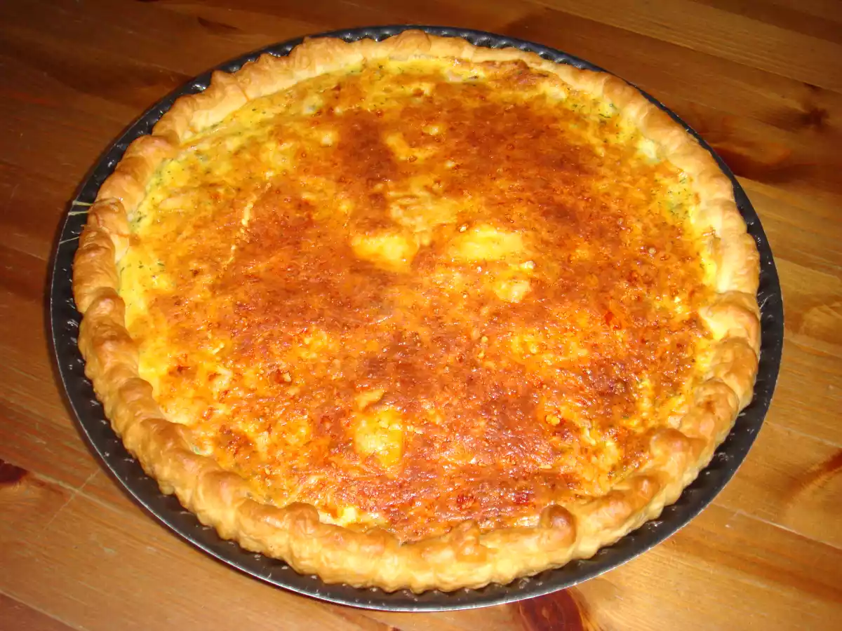 Quiche au saumon fumé