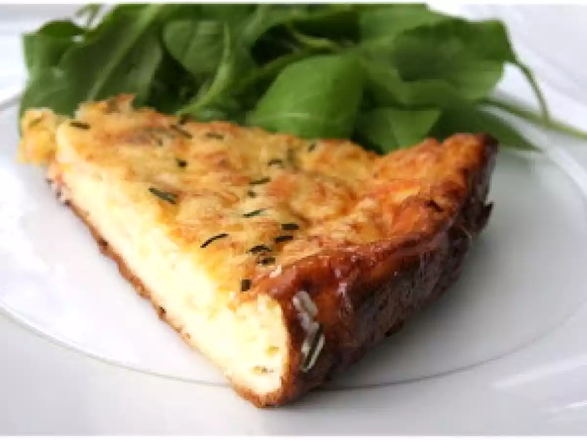 Quiche au saumon fumé et au poireau (sans pâte) - photo 2