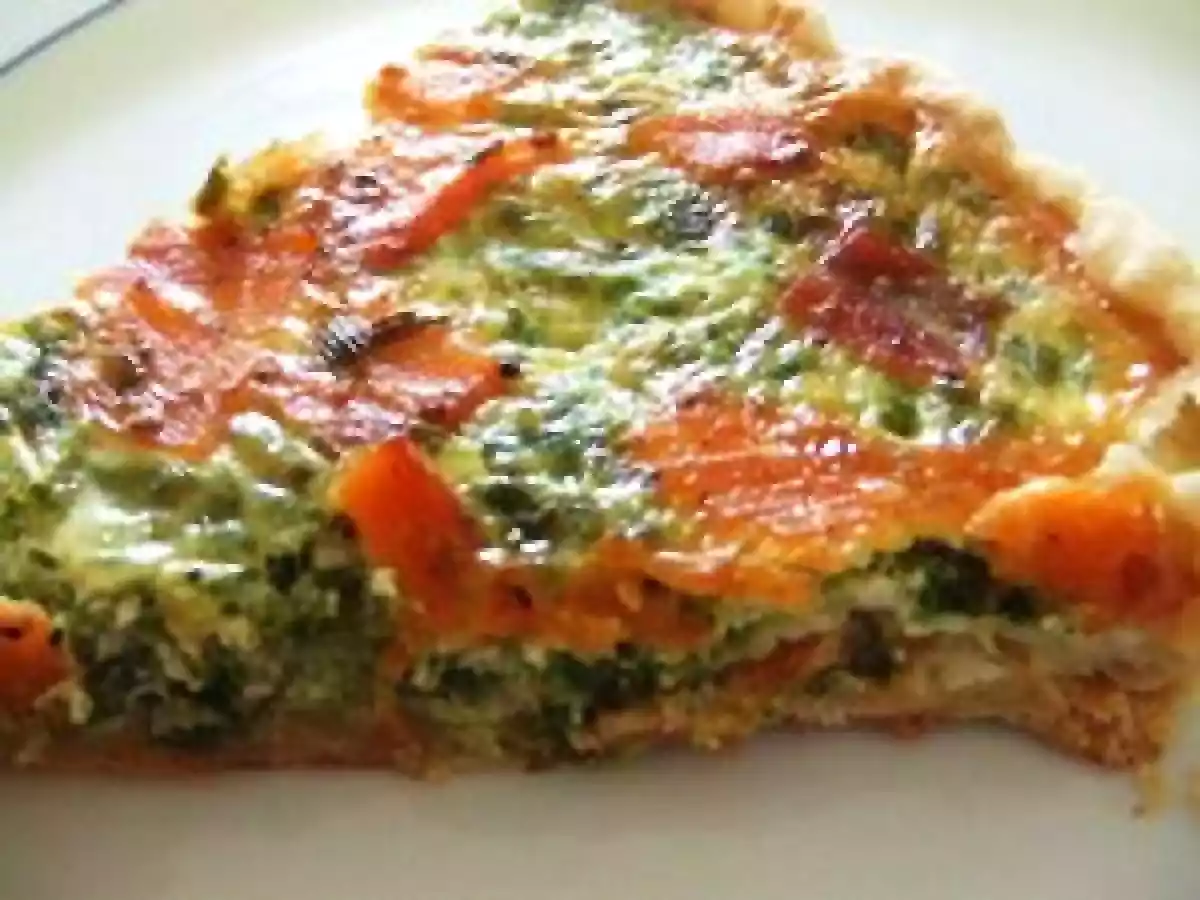 Quiche au saumon fumé & poireaux