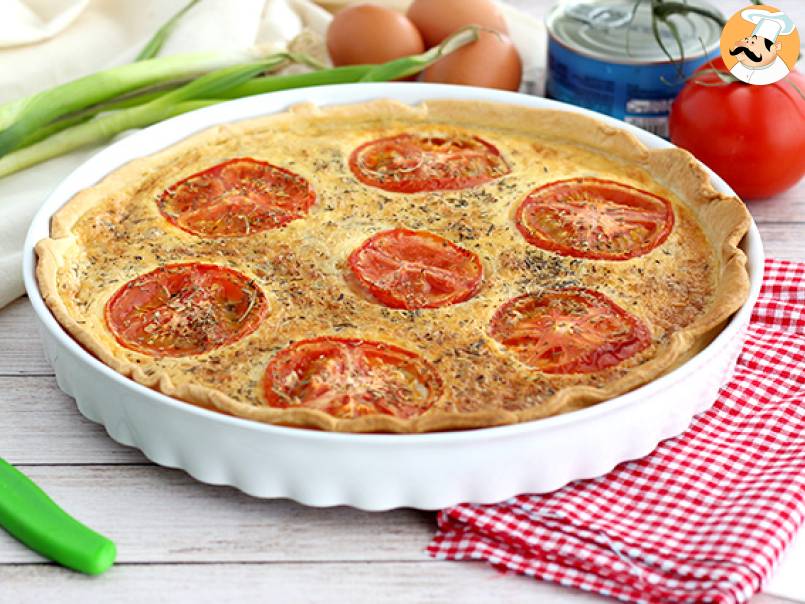 Quiche au thon et à la tomate