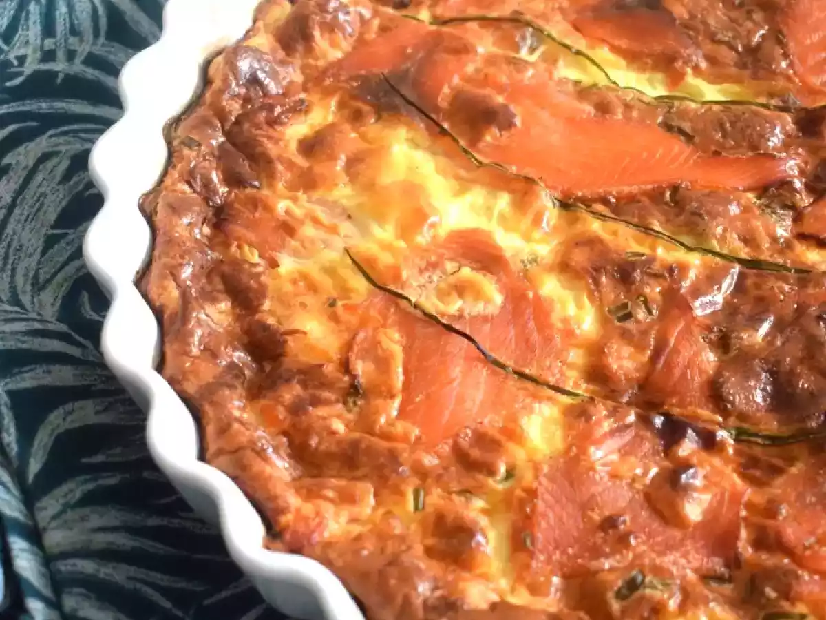 Quiche aux 2 saumons