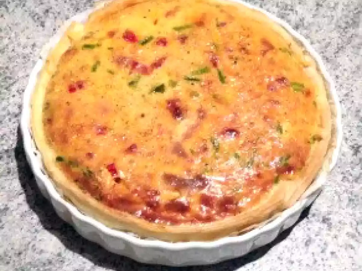 Quiche aux Asperges Vertes et lardons - photo 2