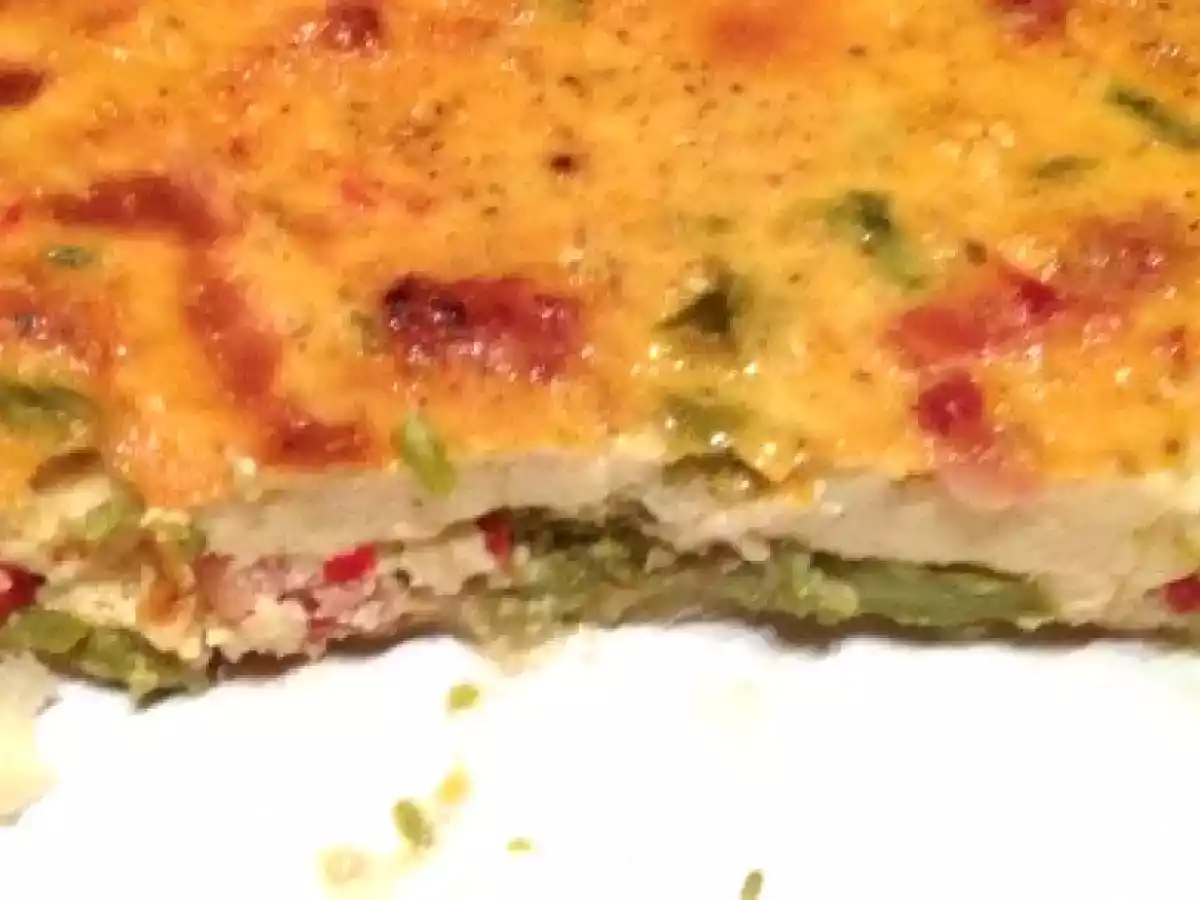 Quiche aux Asperges Vertes et lardons - photo 3