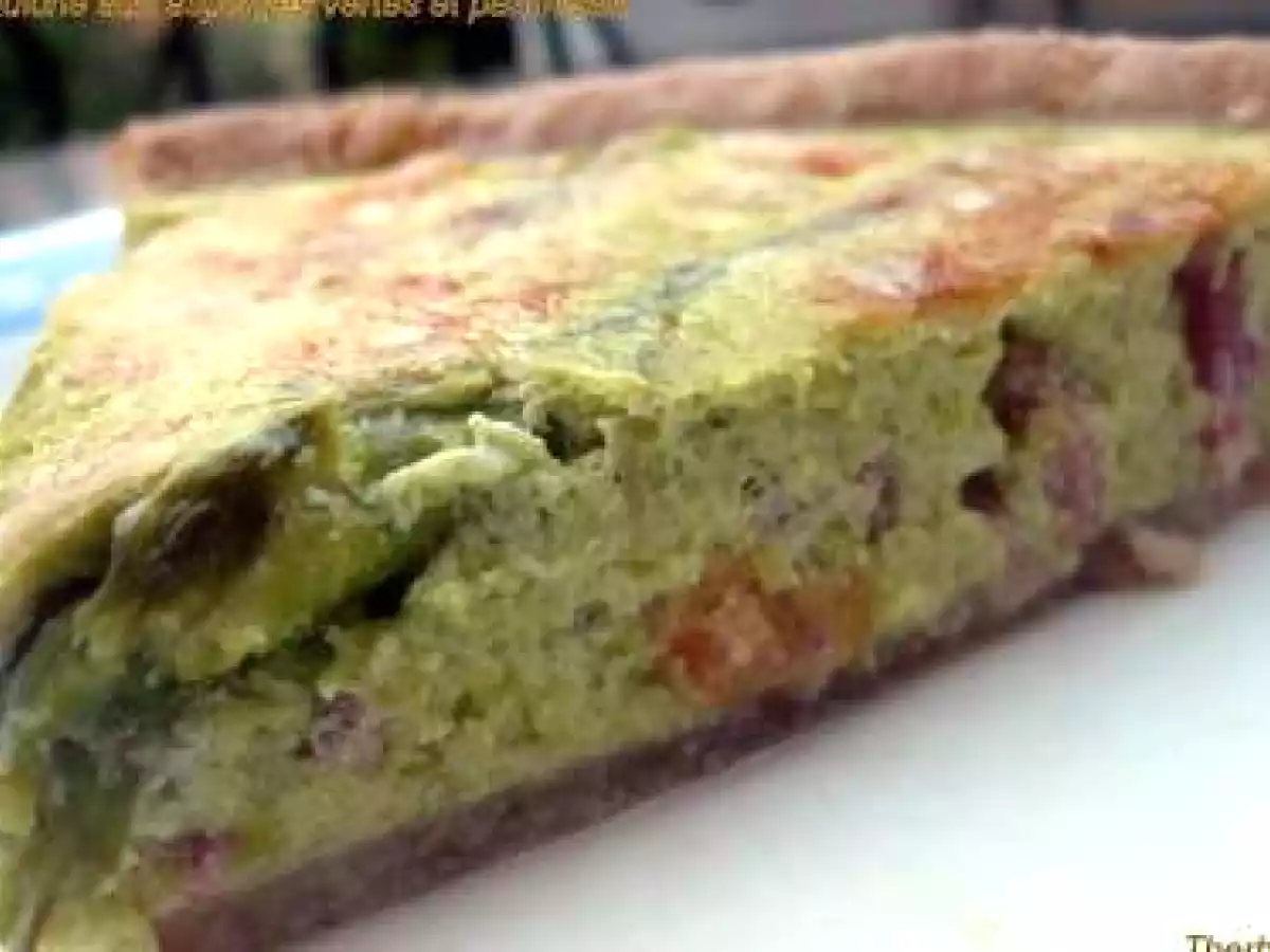Quiche aux asperges vertes et parmesan