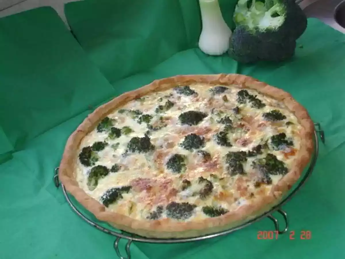 Quiche aux brocolis/flan/gorgonzola - photo 2
