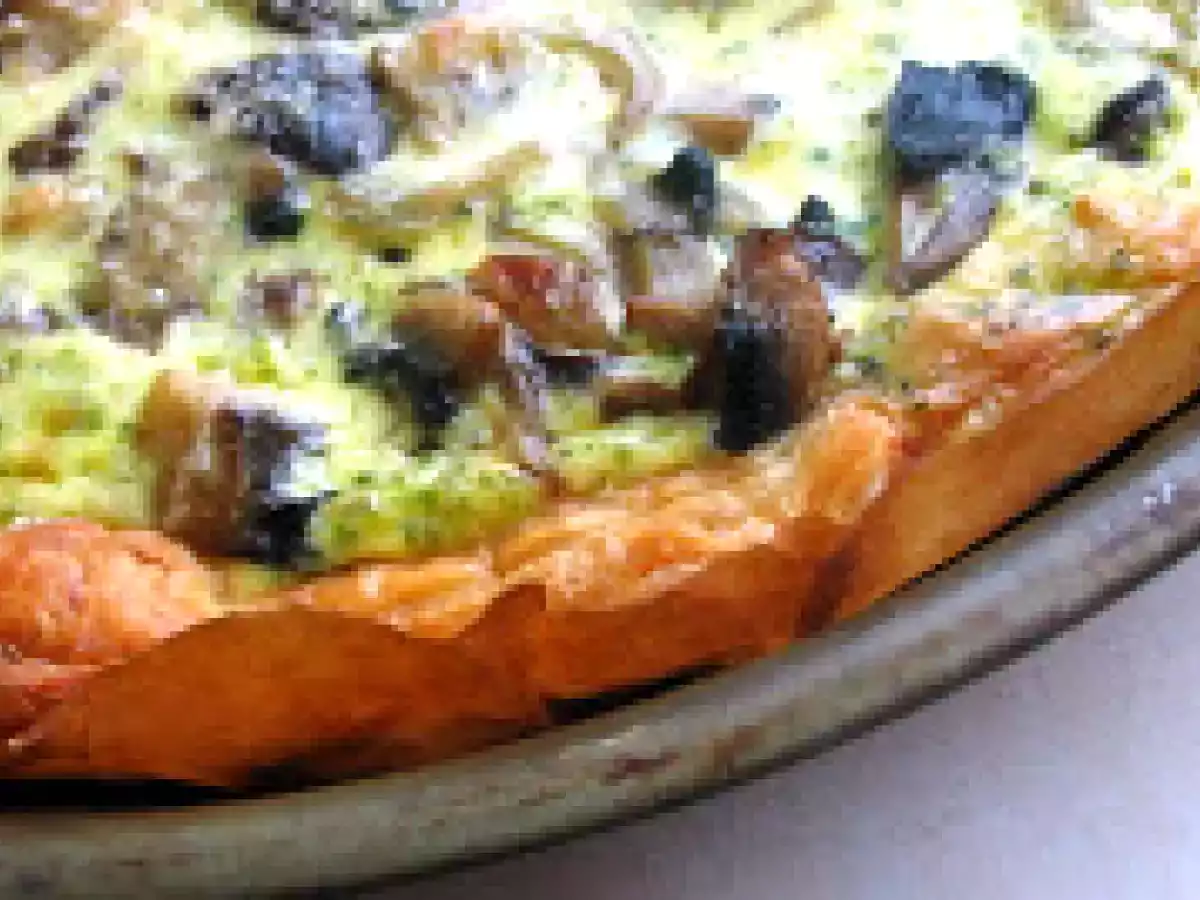 Quiche aux champignons shiitakés et aux champignons de Paris - photo 2