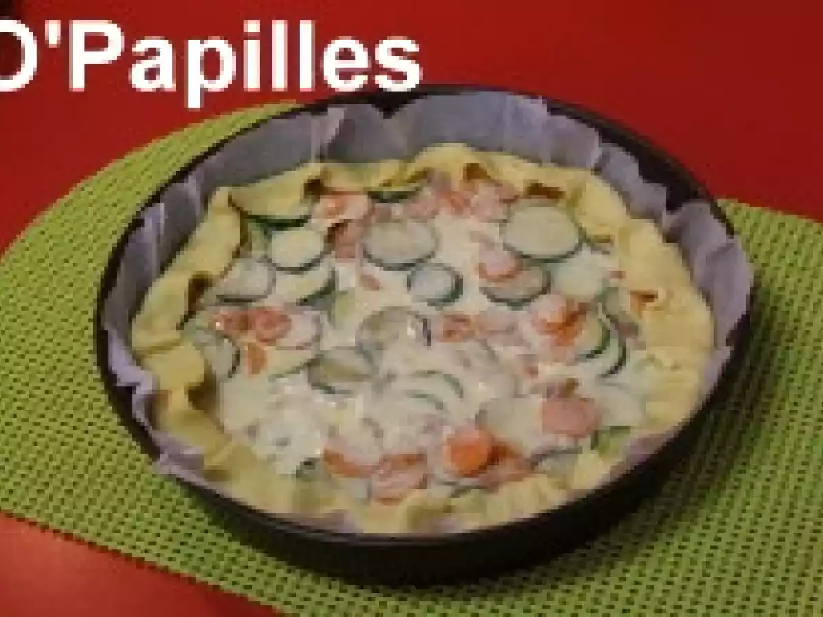 Quiche aux courgettes et carottes