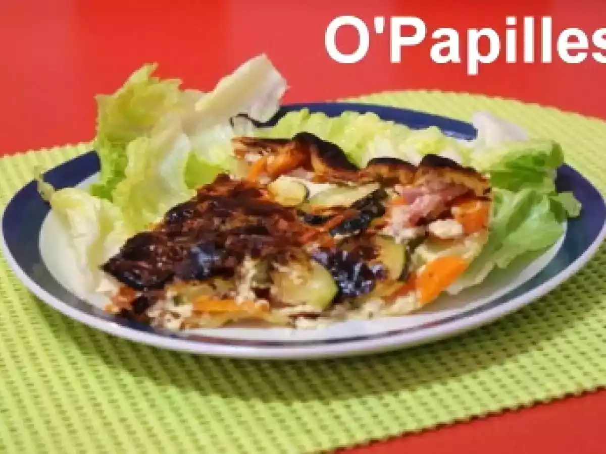 Quiche aux courgettes et carottes - photo 2