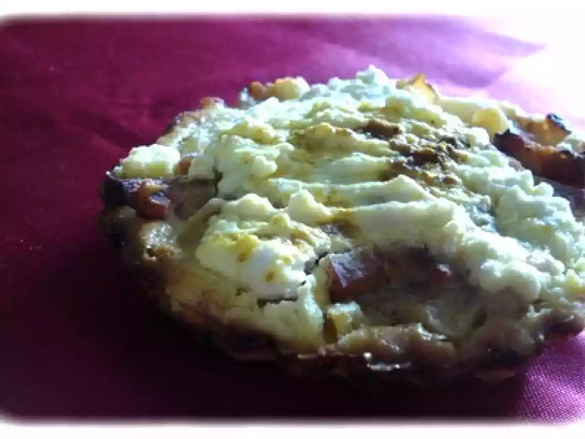 Quiche aux courgettes-lardons-chèvre