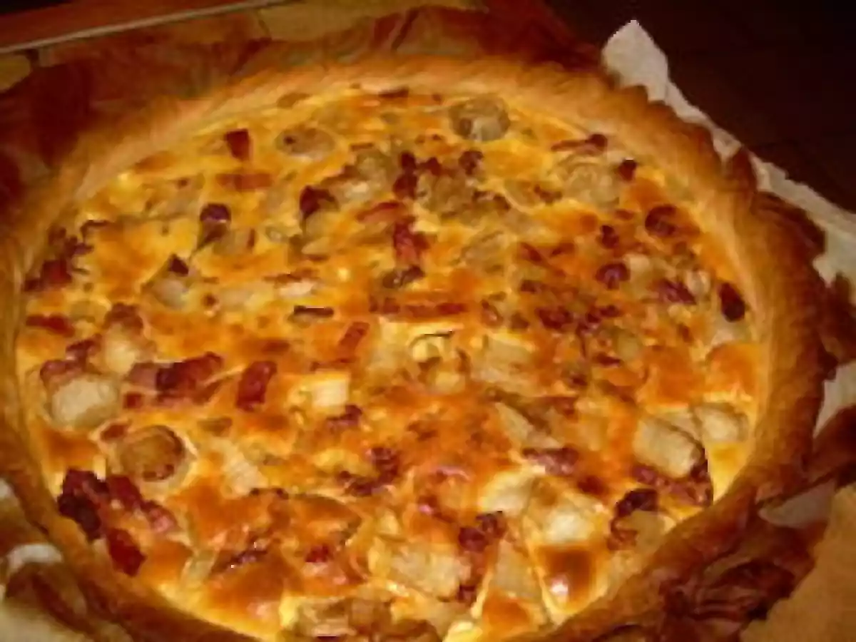 Quiche aux endives et aux lardons