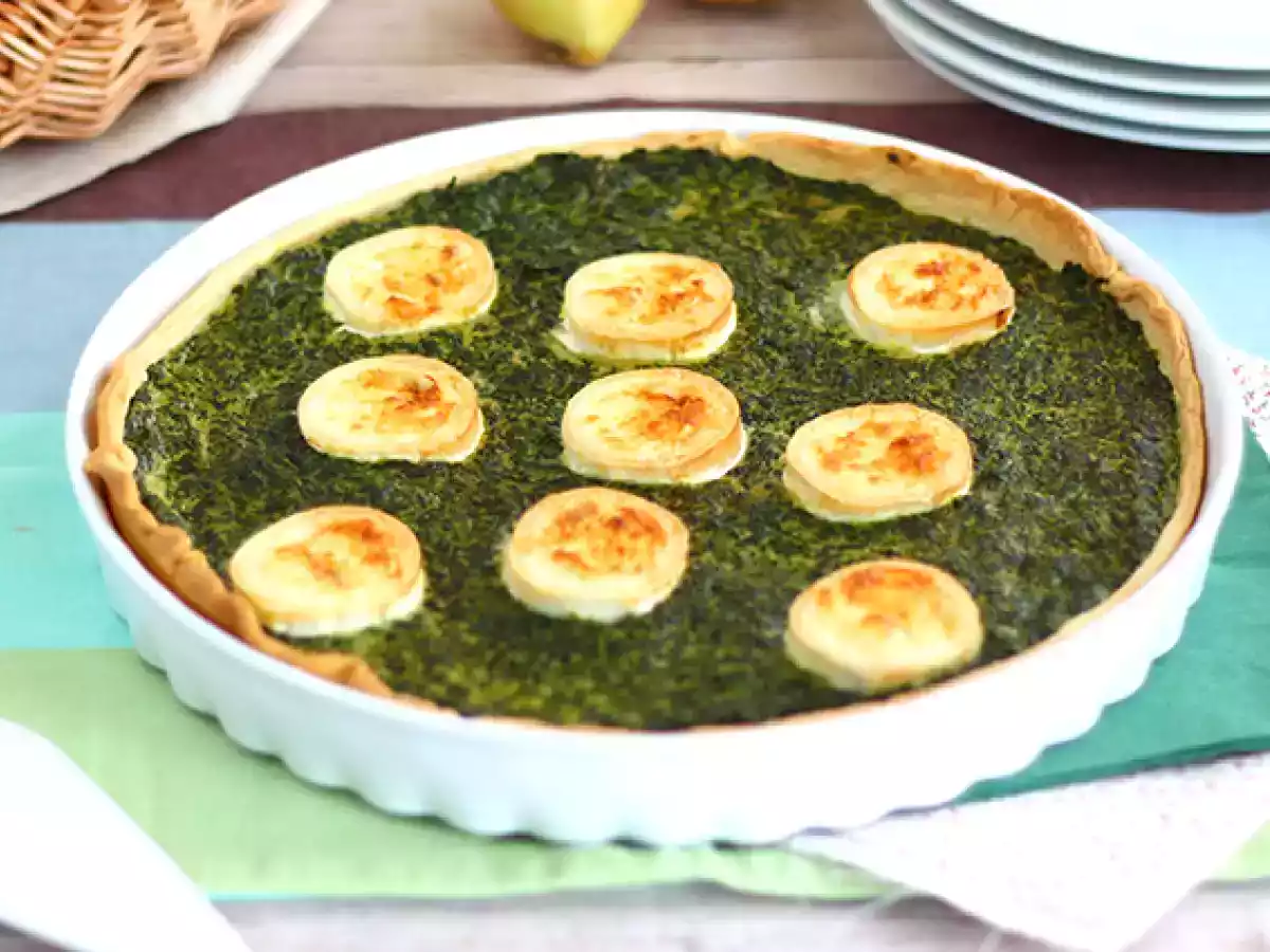 Quiche aux épinards et au fromage de chèvre - photo 2